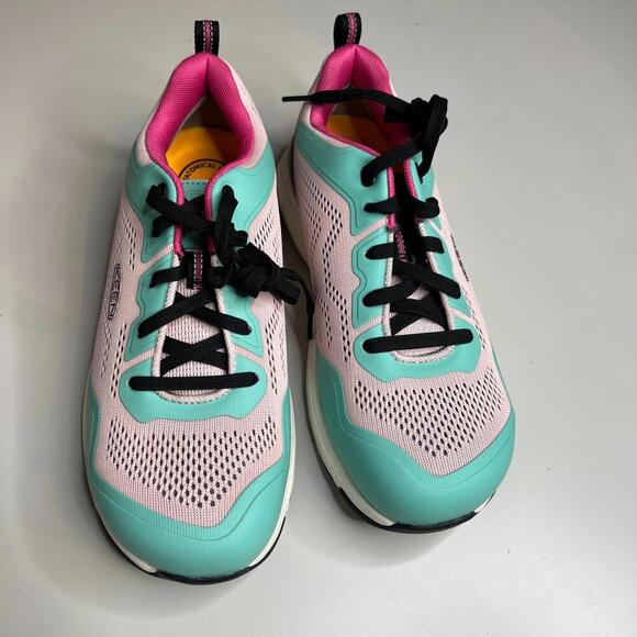 NEW KEEN Utility Sparta 2 Women’s Work Shoes Barely Pink/Black, Aluminum Toe, 8M - Picture 7 of 12